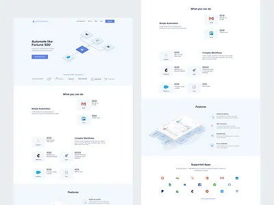 Automate.io + Notion.so agency app automate branding creative dashboard design development hire ideas innovative notion saas sketchish startup top web website