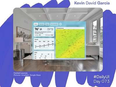 #DailyUI Day 73: Virtual Reality dailyui virtual reality vr weather