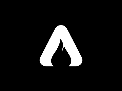 A + 🔥 Logo Mark a logo branding graphic design illustration logo mark