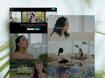 Aida Victoria | Wellness Course framer responsive slideshow ui ux web design