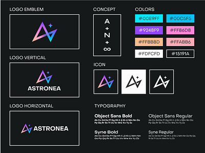Astronea NFT Club | Branding billboard branding flyer graphic design logo wristband