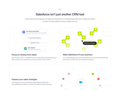 Bento for Features Section bento layout clean ui feature section features landing page saas landing page ui uidesign uxdesign web design website design