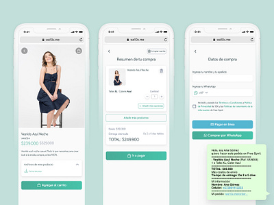 10X | Ecommerce Web App conversational ecommerce mobile web design