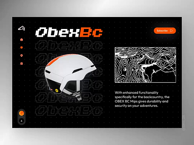 POC Cycling Helmet Concept 3d animation app branding design graphic design illustration logo motion graphics ui uiux vector