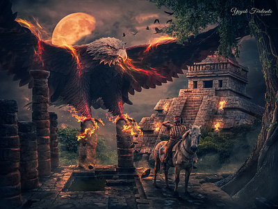 Eagle Attacks - Personal Project artwork branding design manipulation old thumbnail youtube