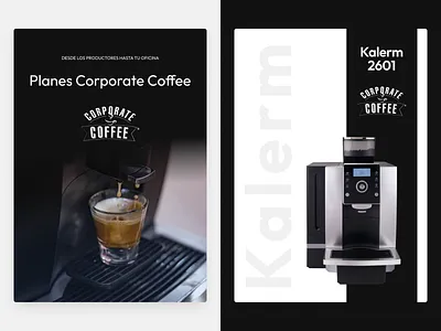 Corporate Coffee branding figma graphic design