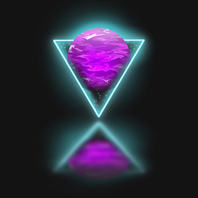 CELESTIAL DESIGN celestial design planet purple space triangle ui