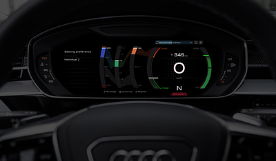 Audi HMI concept audi automotive car cardesign configurator graphic design gui hmi smartwatch uxui