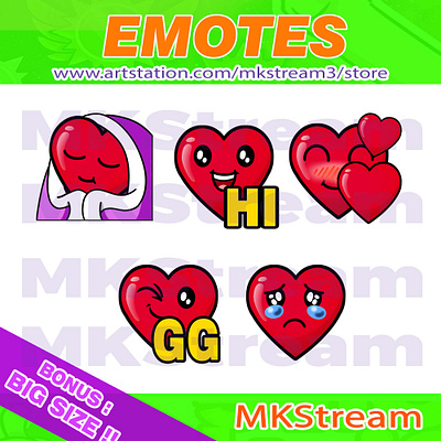 Twitch emotes cute love heart hi, comfy, gg, love & sad pack animated emotes anime comfy cry cute design emote emotes gg heart heart emotes hello hi illustration logo love love emotes sad sleep sub badge