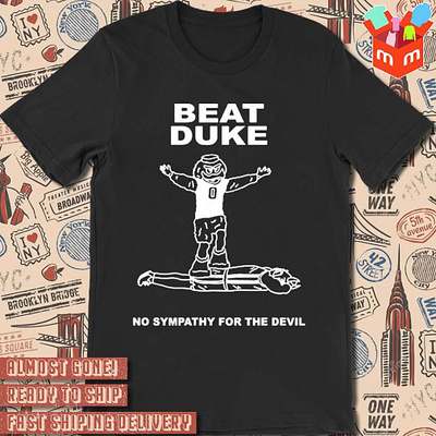 Beat duke no sympathy for the devil mascots t-shirt