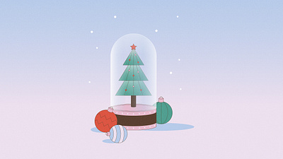 Christmas Card branding design flat graphic design illustration illustrator minimal
