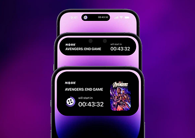 Movie App Dynamic Island action avengers countdown dc dynamic island exploration film marvel movie app poster superhero timer