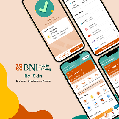 BNI Mobile Banking Re-Skin (Study Case) app banking ui ux