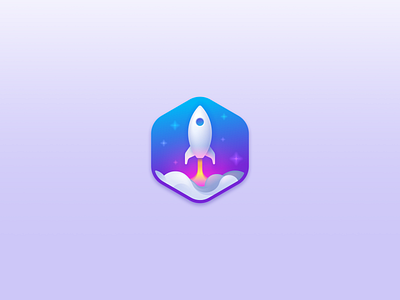 Launcher icon graphic icon launcher rocket