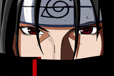 Character Designing animation anime character characterdesigning design designing itachi naruto portrait ui