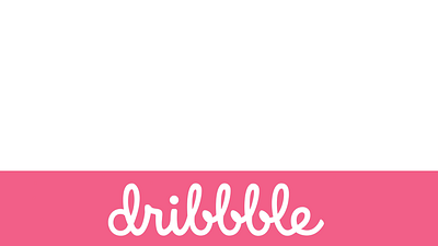 Dribble logo 3d animation branding graphic design logo motion graphics