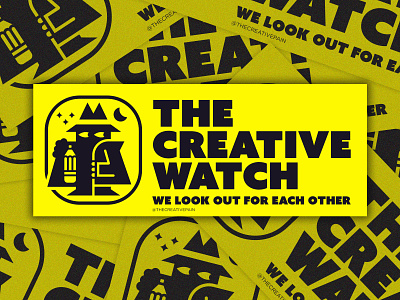 The Creative Watch artist branding creative watch design icons illustration illustrator logo stranger the creative pain vector