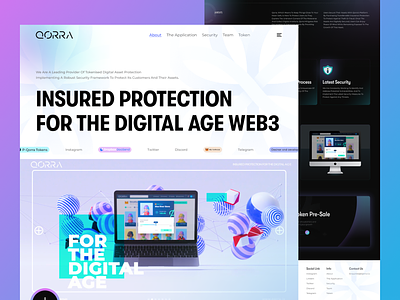 Digital Web3 Landing Page Design agency agency landing page agency website banking blockchain landing page crypto crypto landing page cryptocurrency defi digital agency exchange homepage landing page ui user experience web3 web3 landing page web3 service website websitedesign