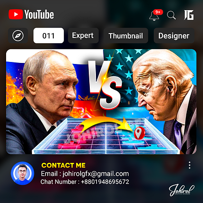 Thumbnail Design creativedesign johirolgfx moderndesign thumbnaildesign