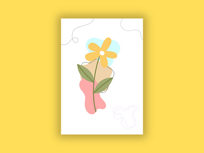 Minimalist Abstract Flowers And Leaves Line Art Posters Design minimalist lifestyle