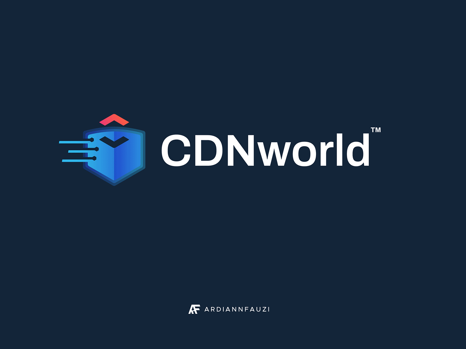 CDN World Logo Concept asset cdn codes css dns fast global hosting html images internet lock logo network programming protection security server shield speed