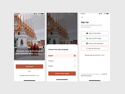 Onboarding Screen fig figmadesign ui