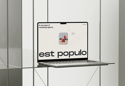 est populo website showcase landing page layout vietnam web design website