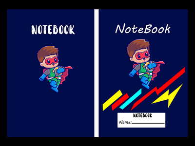 Notebook Cover Design For Kids branding cover design design graphic graphic design illustration logo notebook notebook cover typography ui ux vector