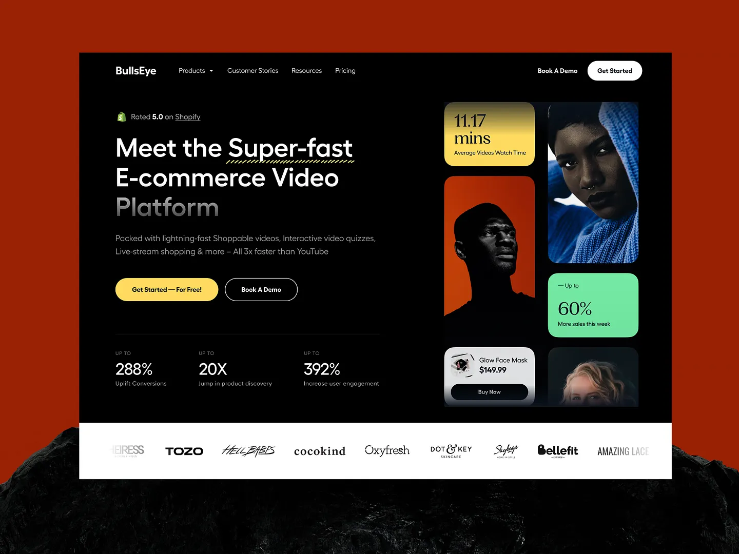 Innovative Video Website Design for E-commerce Success