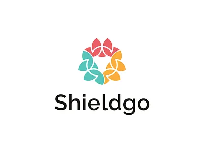 Shieldgo Logo beauty logo branding decoration logo floral logo flower logo icon identity leaf logo logo logo design logotype nature logo plant logo rose logo shieldgo logo spring logo typography vector