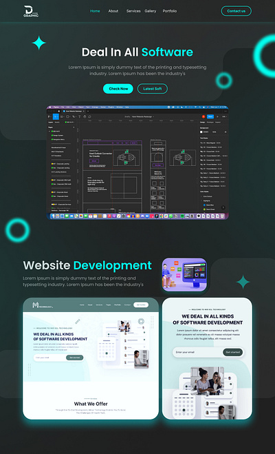 Awesome Web UI Design company website design figma uiux figma website landing page design ui web design website website design