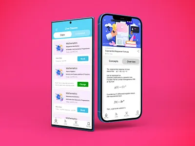 Learning Management System - UI/UX Design app application design figma graphic design mobile app ui uiux