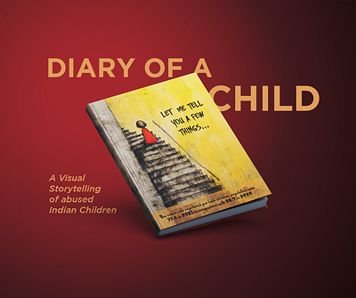 The diary of a child art awareness design flyer graphic design illustration india poster social issue storytelling visual design