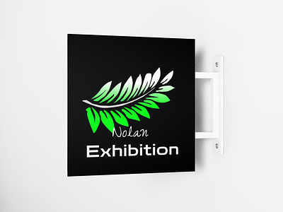 Nolan Exhibition branding company name exhibition graphic design logo motion graphics ui