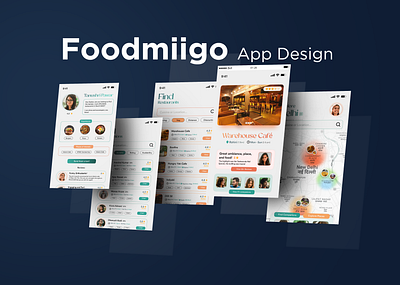 Foodmiigo | A food social app app app design design prototyping social media ui uiux ux web design wireframing