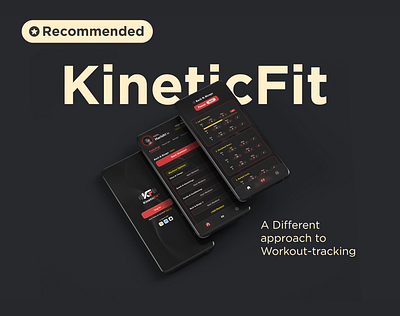 KineticFit | An intuitive fitness tracking app app app design design product design prototyping ui uiux ux web design wireframing