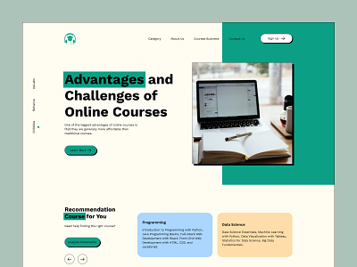 Online💻 Course Website🌐 UI Design course design go digital graphic design learn online online online courses online study platform study study platform ui ui design ux web design