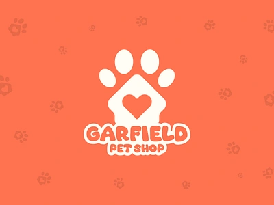 Pet Shop logo animal animal shop brand branding cat dog heart heart logo house house logo logo minimal logo modern logo pawn pawn logo pet shop pet shop logo pets care pets food simple logo