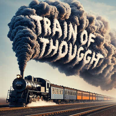 "I lost my train of thought" ai dall e design illustration office humor open ai visual design