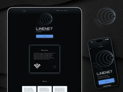 Landing page branding dark darktheme design desktop dribbble firstpage landing landing page minimalism minimalistic mob shot typography ui ux uxui web webdesign website