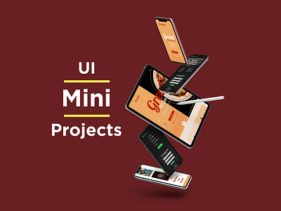 Mini UI projects app design design figma prototyping ui uiux ux visual design web design wireframing