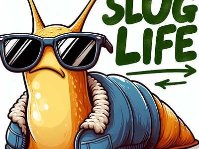 Livin' that slug life ai dall e design graphic design open ai product ui ux