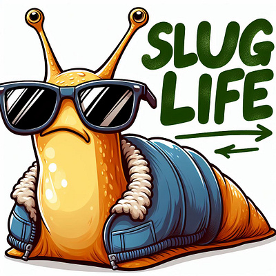 Livin' that slug life ai dall e design graphic design open ai product ui ux