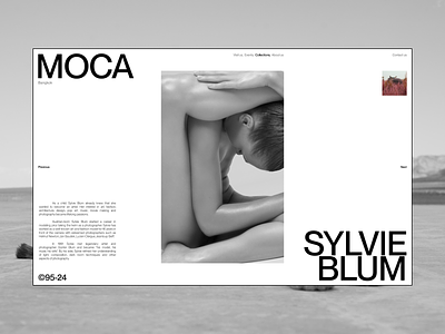 MOCA Museum of Contemporary Art branding design illustration typography ui ux