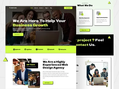 Agency Website Template for Joomla agency design framer joomla template webflow website wordpress