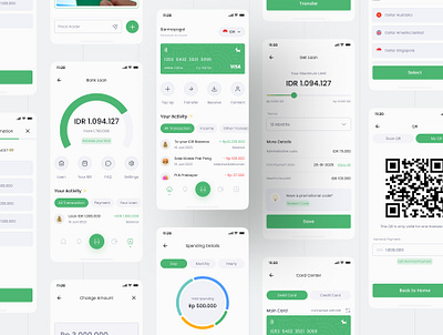 Digital Bank UI KIT - ArmaBank app bank branding chart clean credit card digital bank digital banking fintech ios loan mobile app mobile banking qr transfer ui ui kit ui8 ux website