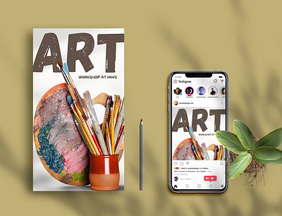 ART WORKSHOP 3d branding design graphic design illustration ui