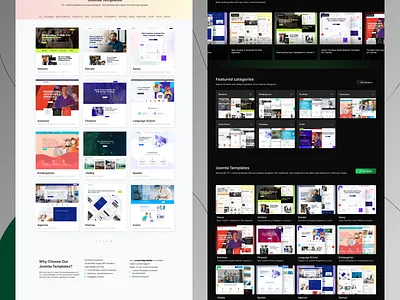 ThemeXpert Website Redesign agency branding design joomla logo redesign template ui website