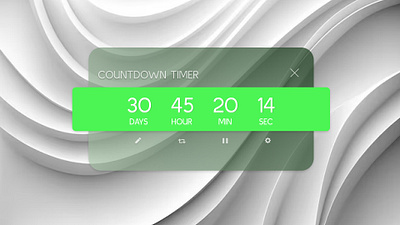 Countdown timer challengeui graphic design iran ui ui design webdesign