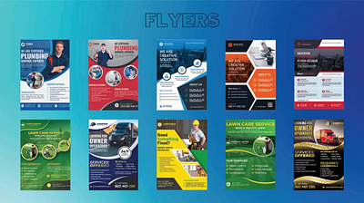 business, corporate flyer design - flyer design 3d animation branding graphic design logo modern flyer design motion graphics ui